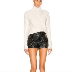 Superdown Leather Shorts